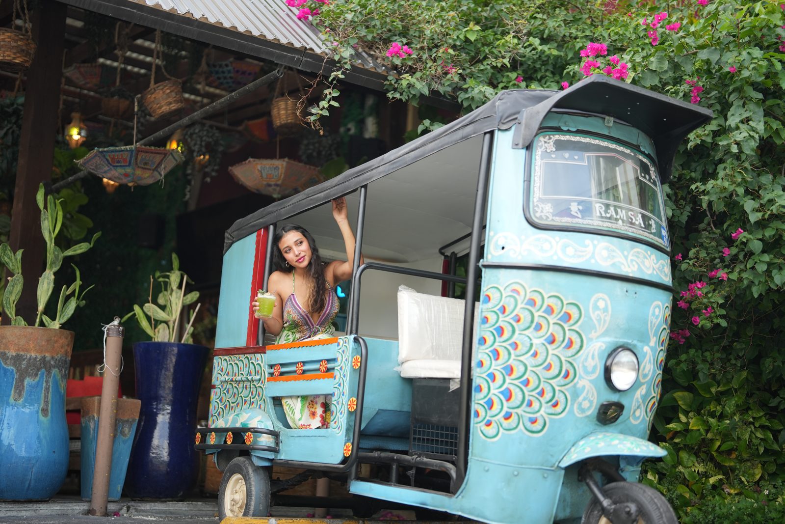 Layali exterior gathering